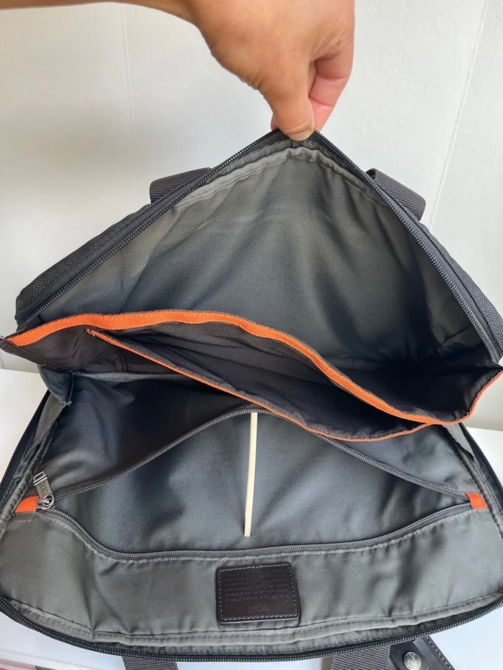 TUMI Laptop Bag With Luggage Sleeve